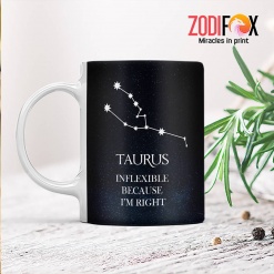 the Best Taurus Right Mug zodiac gifts and collectibles – TAURUS-M0009