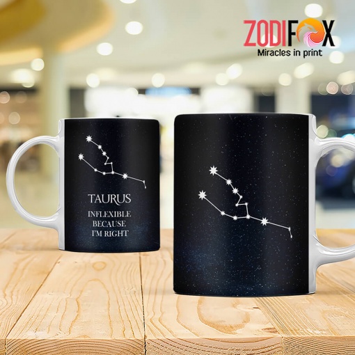 personalised Taurus Right Mug zodiac gifts and collectibles – TAURUS-M0009