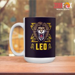awesome Leo Lion Mug zodiac sign presents for horoscope and astrology lovers – LEO-M0009