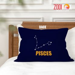 latest Pisces Facts Throw Pillow birthday zodiac sign gifts for astrology lovers – PISCES-PL0001