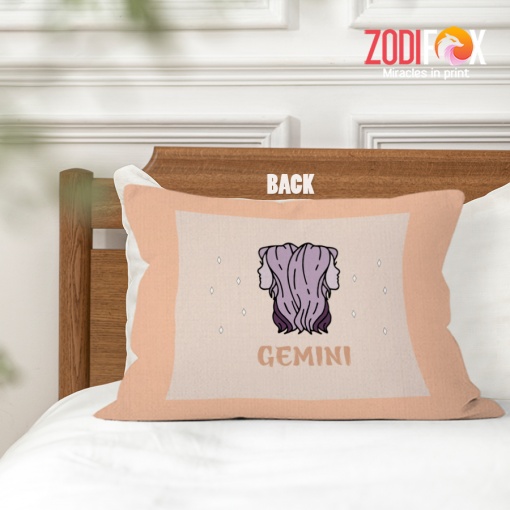 hot Gemini Twins Throw Pillow gifts according to zodiac signs – GEMINI-PL0001