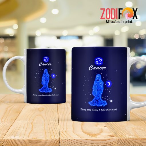 meaningful Cancer Light Mug astrology horoscope zodiac gifts for man and woman – CANCER-M0001