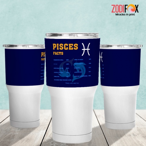 best Pisces Facts Tumbler zodiac gifts for horoscope and astrology lovers – PISCES-T0001