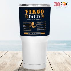 best Virgo Facts Tumbler zodiac sign presents for horoscope and astrology lovers – VIRGO-T0001