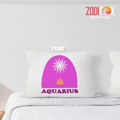 special Aquarius Sun Throw Pillow sign gifts – AQUARIUS-PL0010