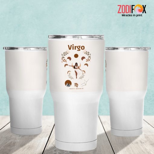 pretty Virgo Woman Tumbler zodiac sign presents for horoscope and astrology lovers – VIRGO-T0010
