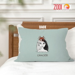 cool Cancer Chariot Throw Pillow horoscope lover gifts – CANCER-PL0011