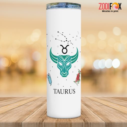 eye-catching Taurus Zodiac Tumbler birthday zodiac sign presents for astrology lovers – TAURUS-T0011