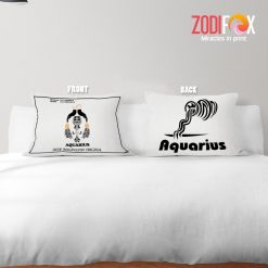 dramatic Aquarius Original Throw Pillow astrology lover gifts – AQUARIUS-PL0012