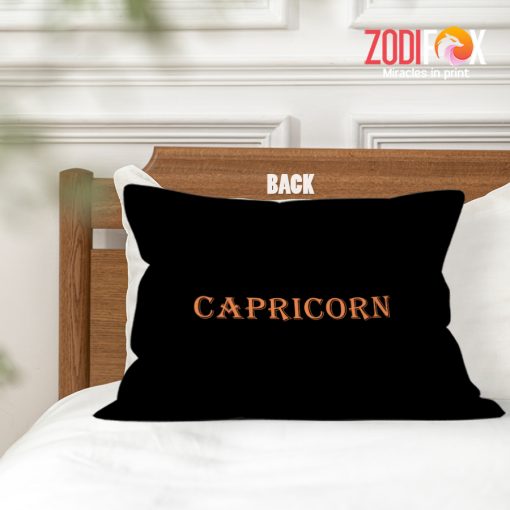 beautiful Capricorn Savage Throw Pillow zodiac sign presents for astrology lovers – CAPRICORN-PL0012
