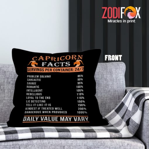 cheap Capricorn Savage Throw Pillow zodiac gifts for horoscope and astrology lovers – CAPRICORN-PL0012