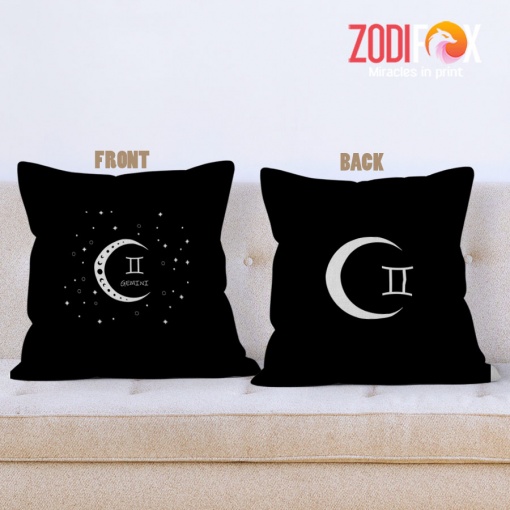 hot Gemini Symbol Throw Pillow birthday zodiac sign presents for horoscope and astrology lovers – GEMINI-PL0012
