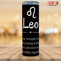 dramatic Leo Loving Tumbler zodiac gifts for astrology lovers – LEO-T0012