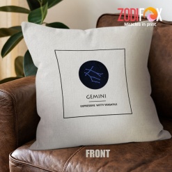 lively Gemini Versatile Throw Pillow zodiac birthday gifts – GEMINI-PL0013