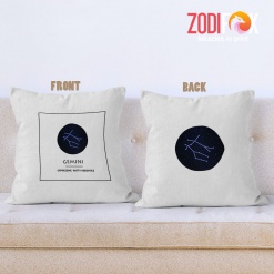 funny Gemini Versatile Throw Pillow zodiac sign gifts for horoscope and astrology lovers – GEMINI-PL0013