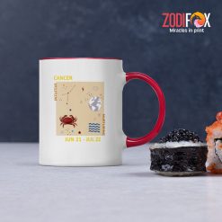 eye-catching Cancer Crab Mug zodiac sign presents for horoscope lovers – CANCER-M0013