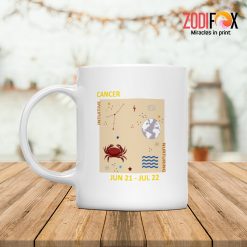 meaningful Cancer Crab Mug sign gifts – CANCER-M0013