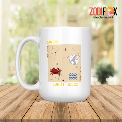 interested Cancer Crab Mug zodiac gifts for astrology lovers – CANCER-M0013