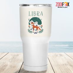 great Libra Fox Tumbler zodiac birthday gifts – LIBRA-T0013
