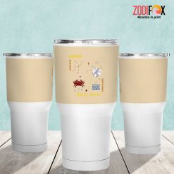 cool Cancer Zodiac Tumbler astrology horoscope zodiac gifts for boy and girl – CANCER-T0013