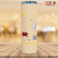 great Cancer Zodiac Tumbler astrology horoscope zodiac gifts for man and woman – CANCER-T0013