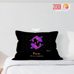 favorite Pisces Purple Throw Pillow astrology lover presents – PISCES-PL0014