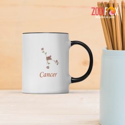 best Cancer Flower Mug astrology horoscope zodiac gifts – CANCER-M0014