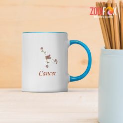 favorite Cancer Flower Mug zodiac-themed gifts – CANCER-M0014
