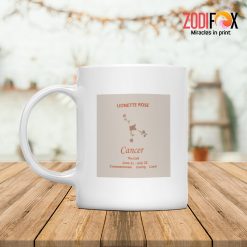 meaningful Cancer Flower Mug sign gifts – CANCER-M0014