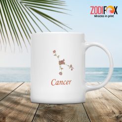 special Cancer Flower Mug astrology presents – CANCER-M0014