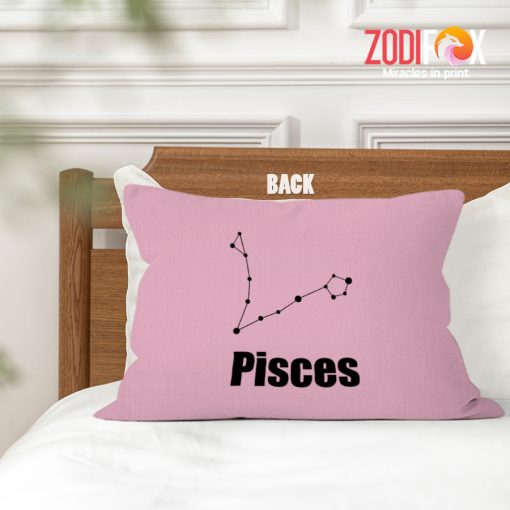 meaningful Pisces Vintage Throw Pillow birthday zodiac sign gifts for astrology lovers – PISCES-PL0015
