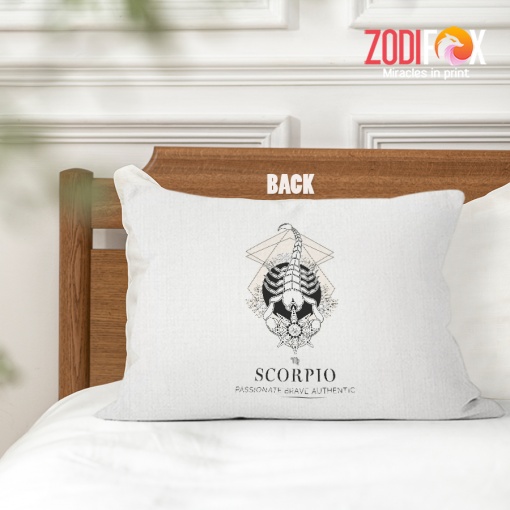 fabulous Scorpio Passionate Throw Pillow astrology horoscope zodiac gifts for man and woman – SCORPIO-PL0015
