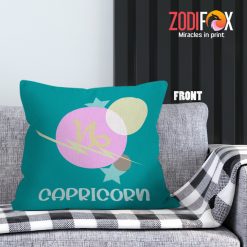 eye-catching Capricorn Planet Throw Pillow zodiac related gifts – CAPRICORN-PL0015