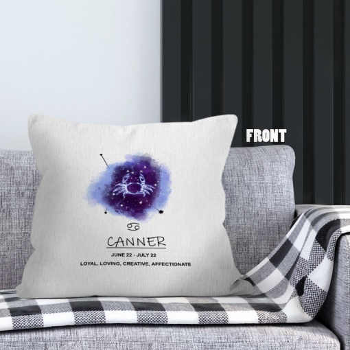 awesome Cancer Loving Throw Pillow zodiac gifts for horoscope and astrology lovers – CANCER-PL0015