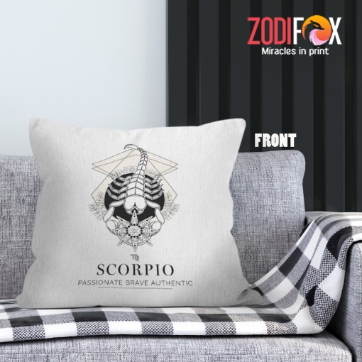 lovely Scorpio Passionate Throw Pillow zodiac lover gifts – SCORPIO-PL0015