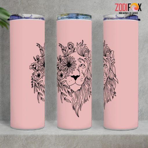 special Leo Flower Tumbler birthday zodiac sign gifts for horoscope and astrology lovers – LEO-T0015
