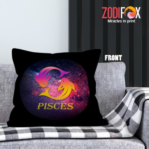 eye-catching Pisces Galaxy Throw Pillow gifts based on zodiac signs – PISCES-PL0016