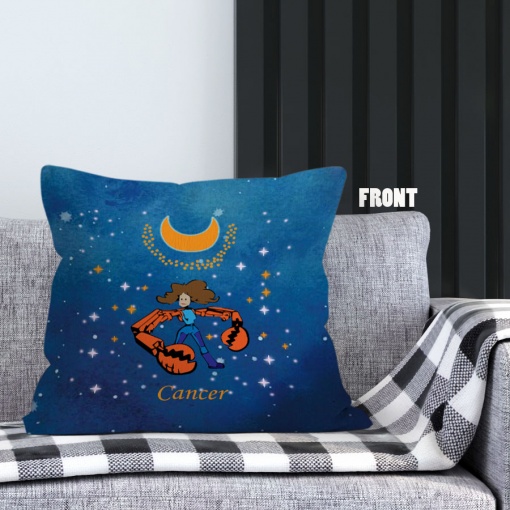 cool Cancer Moon Throw Pillow zodiac lover gifts – CANCER-PL0016