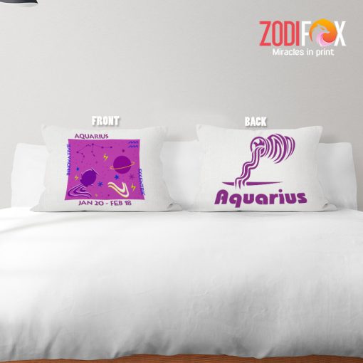 latest Aquarius Innovative Throw Pillow zodiac sign presents for astrology lovers – AQUARIUS-PL0017