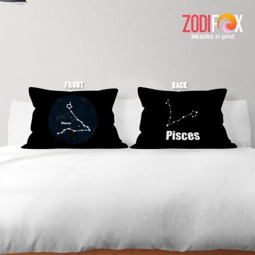 high quality Pisces Constellation Throw Pillow zodiac presents for horoscope and astrology lovers – PISCES-PL0017