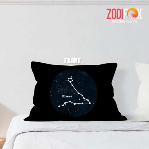 meaningful Pisces Constellation Throw Pillow zodiac inspired gifts – PISCES-PL0017