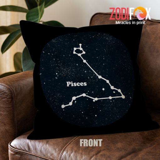 unique Pisces Constellation Throw Pillow birthday zodiac sign gifts for horoscope and astrology lovers – PISCES-PL0017