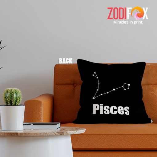 wonderful Pisces Constellation Throw Pillow birthday zodiac sign presents for astrology lovers – PISCES-PL0017