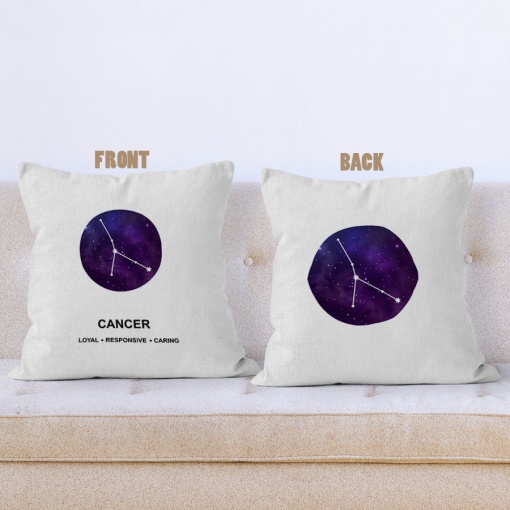 amazing Cancer Caring Throw Pillow zodiac gifts and collectibles – CANCER-PL0017