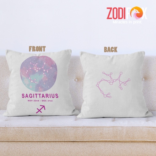 great Sagittarius Colour Throw Pillow zodiac gifts for astrology lovers – SAGITTARIUS-PL0018