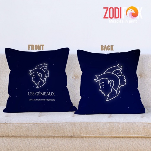 meaningful Gemini Man Throw Pillow zodiac gifts for astrology lovers – GEMINI-PL0018
