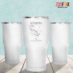 pretty Scorpio Water Tumbler birthday zodiac sign gifts for astrology lovers – SCORPIO-T0018