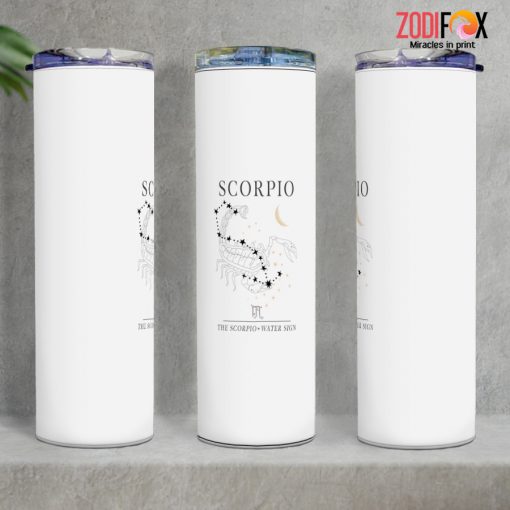 hot Scorpio Water Tumbler birthday zodiac sign presents for horoscope and astrology lovers – SCORPIO-T0018