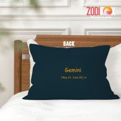 eye-catching Gemini Analytical Throw Pillow signs of the zodiac gifts – GEMINI-PL0019