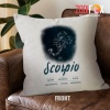 favorite Scorpio Pluto Throw Pillow birthday zodiac gifts for astrology lovers – SCORPIO-PL0019